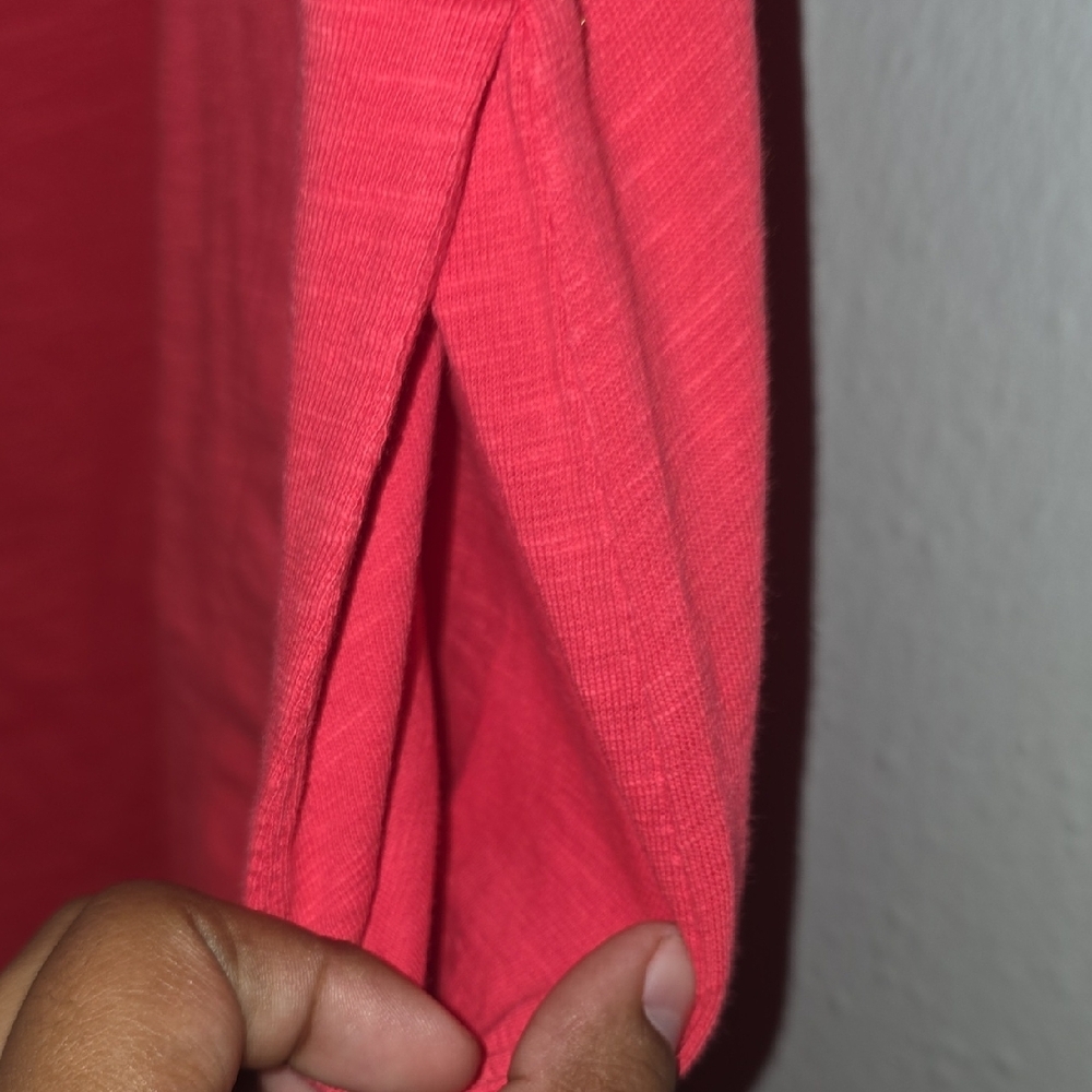 Red Sleeveless Shift Dress – Casual Everyday - Picture 4 of 7